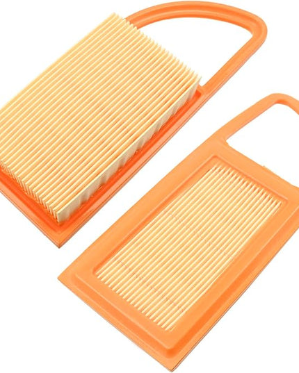 FitBest 2 Pack Air Filter for Stihl Backpack Blower BR500 BR550 BR600 BR700 replaces Part# 4282 141 0300 Pack of 2 Orange - LeafyLoom