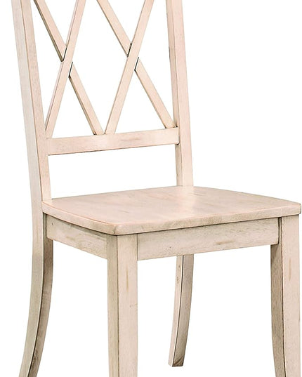 Homelegance Dining Chair (Set of 2), White - LeafyLoom