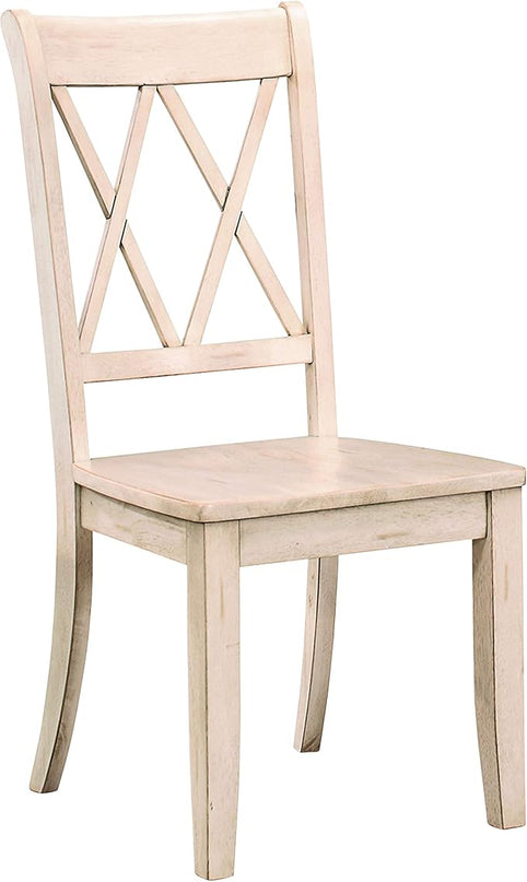 Homelegance Dining Chair (Set of 2), White - LeafyLoom