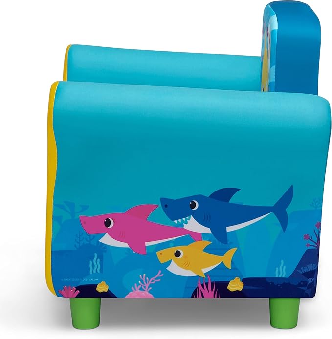 Delta Children Upholstered Chair, Baby Shark - LeafyLoom