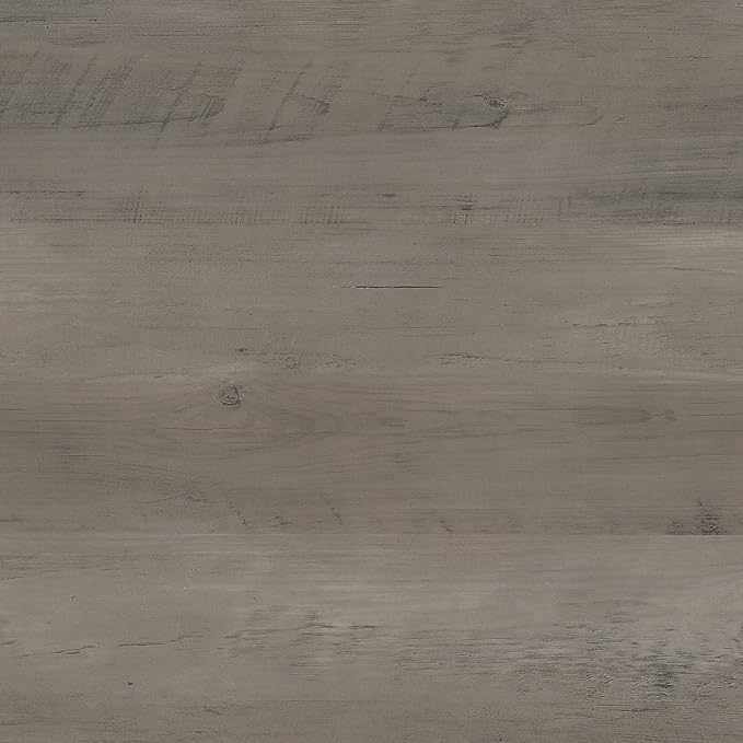 Bush Furniture Salinas L Shaped Desk with Storage in Driftwood Gray | Modern Farmhouse Corner Table with Drawers and Cabinets for Home Office - LeafyLoom