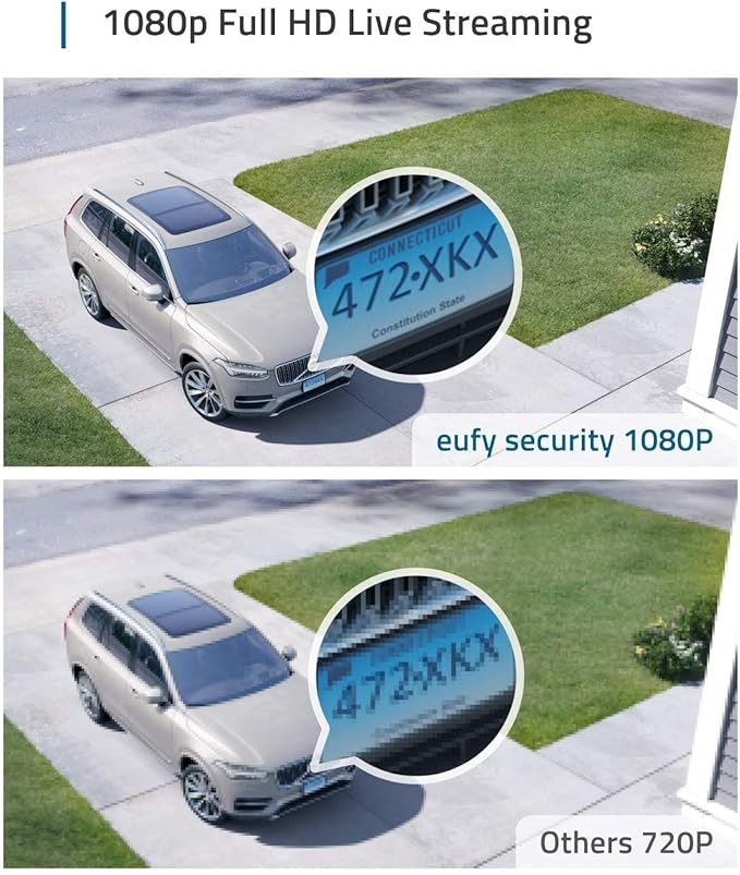 eufy Security, eufyCam 2C 3-Cam Kit with Solar Panel 2W, Security Camera Wireless Outdoor, Home Security System, HomeKit Compatibility, 1080p HD, IP67, Night Vision, Motion Only Alert, No Monthly Fee eufySecurity