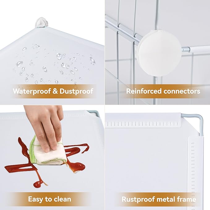 TUMUCUTE Closet Organizer,6-Cube Closet Organizers and Storage,Closet Cabinet Metal Shelf Rack Storage Shelves Bookshelf,Toy Organizers and Storage Bins - LeafyLoom
