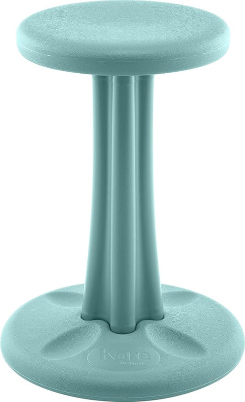 Kore Kids Pre-Teen Wobble Chair - Flexible Seating Stool for Classroom, Home & School, ADD/ADHD - Made in The USA - Age 10-11, Grade 5-6, Teal (18.7in) - LeafyLoom