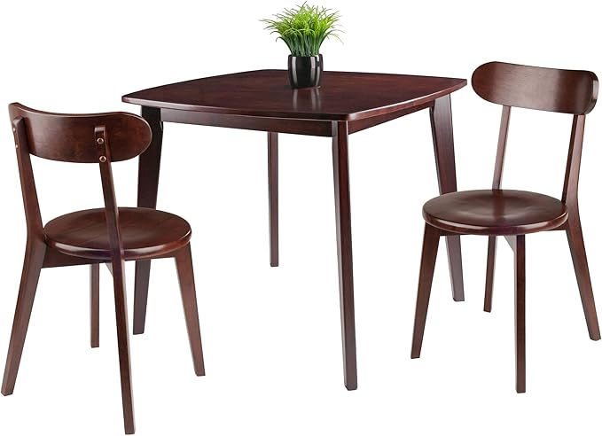 Winsome Wood Pauline, 3 Piece Set, Walnut - LeafyLoom