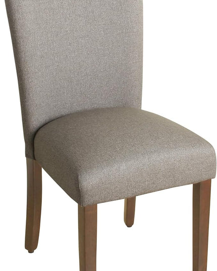 HomePop Classic Parsons Dining Chairs, Single Pack, Ash Gray - LeafyLoom