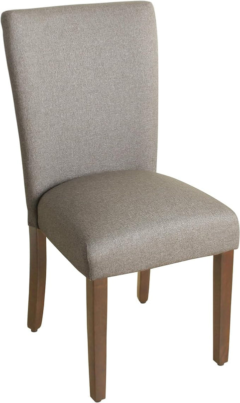 HomePop Classic Parsons Dining Chairs, Single Pack, Ash Gray - LeafyLoom