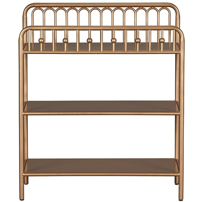 Little Seeds Monarch Hill Ivy Metal Changing Table, Gold - LeafyLoom