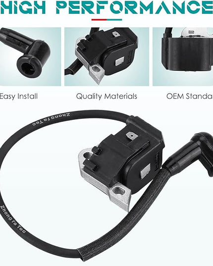 Ignition Coil Fits for Stihl Blowers BR320 BR320L, BR340, BR340L, BR380, BR400, BR420, BR420C, SR320, SR340, SR400, SR420, 4203 400 1301 - LeafyLoom