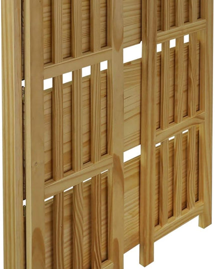 Casual Home "Soho Manhattan 4-Shelf Folding Bookcase 26"" Wide - Natural (333-40) - LeafyLoom