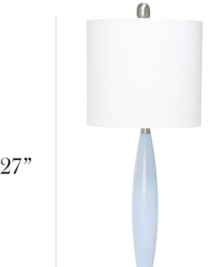 Elegant Designs LT3308-BLU Needle Stick Table Lamp, Blue - LeafyLoom