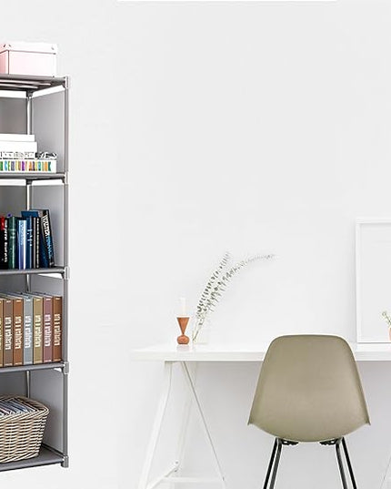 3,4,5-Tier Cube Storage Shelf or Organizer | Can be Used as Bookshelf, Bookcase, Closet, Pantry Shelves and Many More (4-Tier) - LeafyLoom