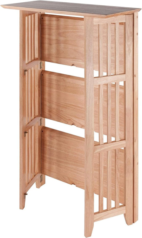 Winsome Wood Mission Shelving, Natural - LeafyLoom