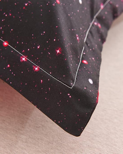 A Nice Night 3D Galaxy Blanket Comforter Bedding Sets Home Textile with Comforter Pillowcase, Queen Size - LeafyLoom