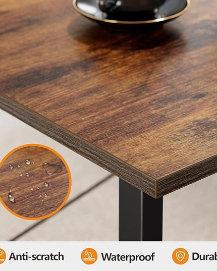 BANTI Computer Desk, 47 inch Home Office Desk, Modern Simple Style PC Table for Home, Office, Study, Writing, Vintage - LeafyLoom