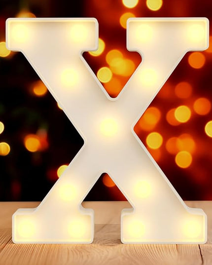 Marquee Letter Light Up Sign Big Letters Forparty Decorations for Adults The Office Birthday Decorations Home Decoration Thanksgiving Table Decorations Welcome Back Decorations Girly Room Decoration - LeafyLoom