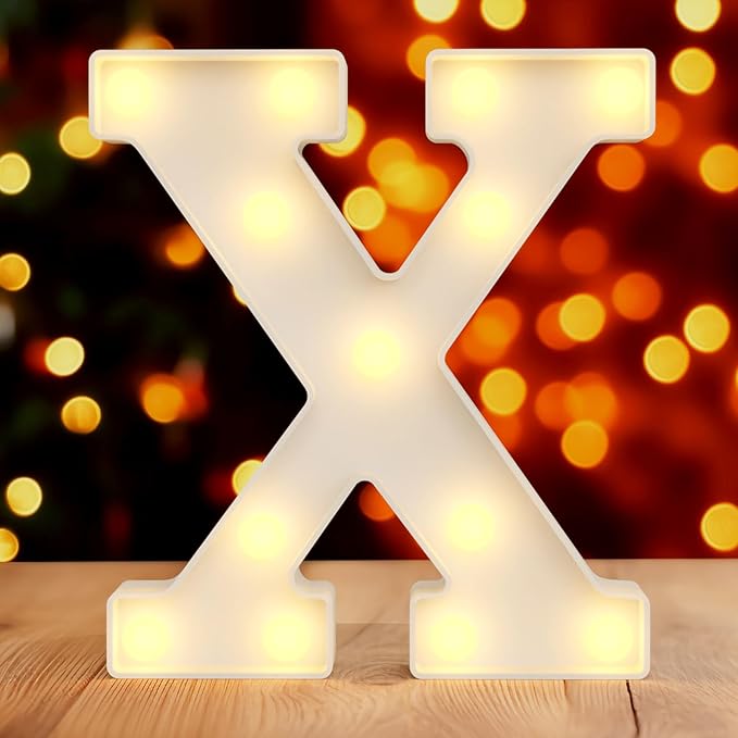 Marquee Letter Light Up Sign Big Letters Forparty Decorations for Adults The Office Birthday Decorations Home Decoration Thanksgiving Table Decorations Welcome Back Decorations Girly Room Decoration - LeafyLoom