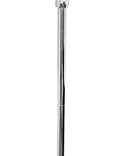 Elegant Designs LF1002-BLK Trendy Romantic Sheer Shade Hanging Crystals, Black Floor Lamp - LeafyLoom