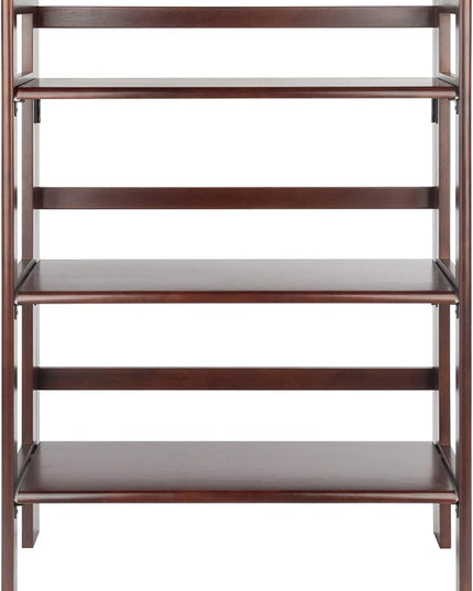 Winsome Wood Terry Shelving, Walnut, 3 - LeafyLoom
