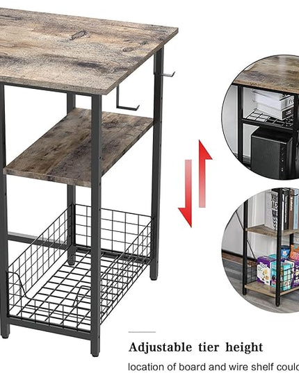 X-cosrack 2 Person Desk Large L-Shaped Computer Desk with Storage Shelves Drawer, Home Office Writing Corner Desk, Long Desk PC Laptop Workstation with Hooks Storage Bag Cable Hole - LeafyLoom