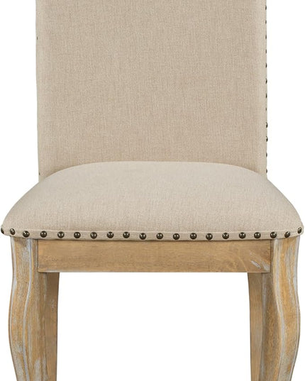 NicBex Haerin-SD-00345-LWJ Dining Chairs, 19.5"x21.5"x37.5", Natural Wash - LeafyLoom