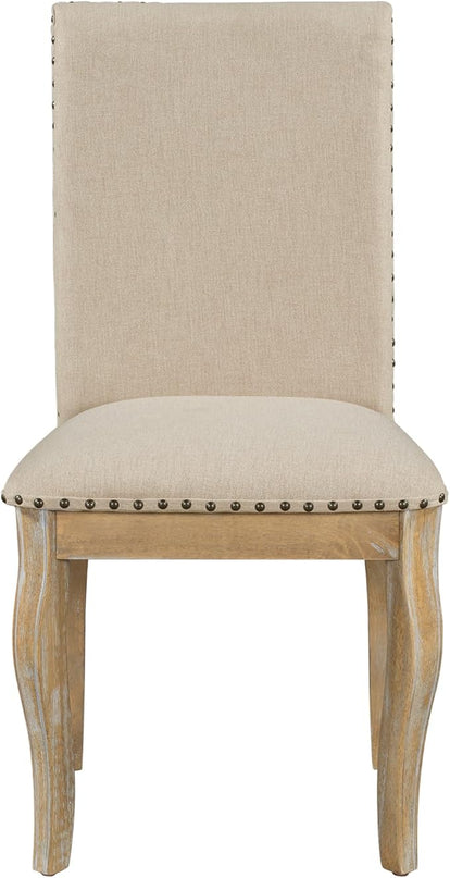 NicBex Haerin-SD-00345-LWJ Dining Chairs, 19.5"x21.5"x37.5", Natural Wash - LeafyLoom