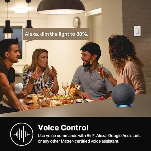 Kasa Smart Dimmer Switch HS220P3, Single Pole, Needs Neutral Wire, 2.4GHz Wi-Fi Light Switch Works with Alexa and Google Home, UL Certified,, No Hub Required, 3-Pack KasaSmartbyTP-Link