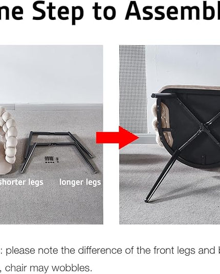 White Woven Velvet Barrel Accent Chairs with Black Metal Legs, Upholstered Armchair for Dining Room Vanity Living Room - LeafyLoom