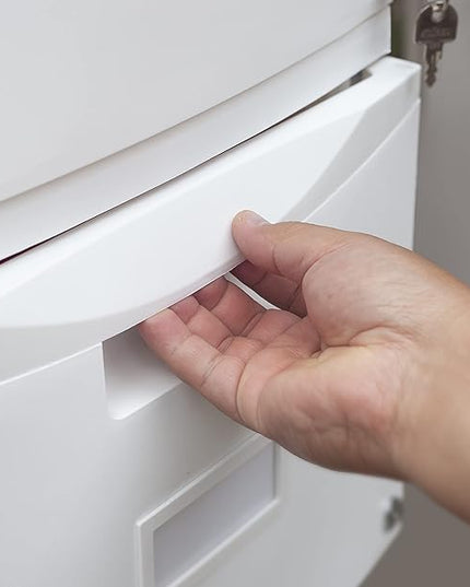 Storex 61316U01C File Cabinet, 1-Pack, White - LeafyLoom