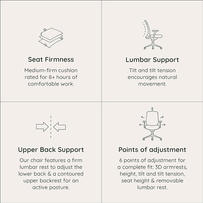 Branch Verve Chair - High Performance Executive Office Chair with Contoured Seat Back and Adjustable Lumbar Rest - High Density Foam Cushion with Aluminum Base - Up to 275 lbs - Galaxy - LeafyLoom