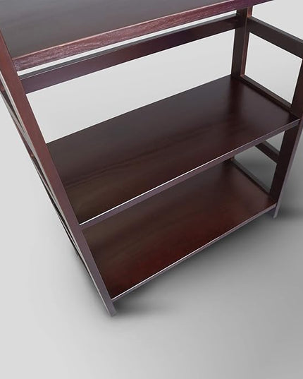Casual Home Soho Manhattan 4-Shelf Bookcase 26 Wide - Espresso, 304-44 - LeafyLoom