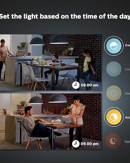 Philips Hue Wireless Smart Light Switch Button, White - 1 Pack - Portable and Battery Powered - Smart Home Control - Requires Hue Bridge - Easy, No-Wire Installation Philips