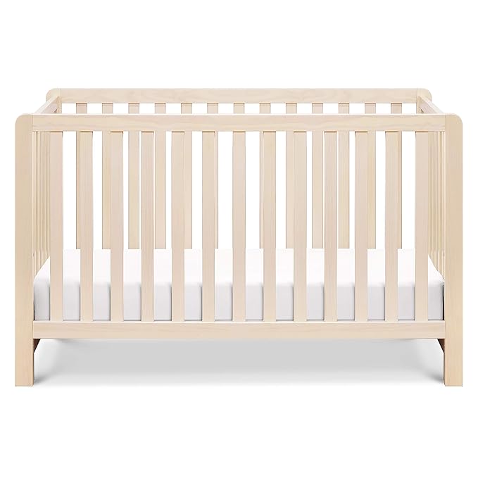 Carter's by DaVinci Colby 4-in-1 Low-Profile Convertible Crib in Washed Natural, Greenguard Gold Certified - LeafyLoom