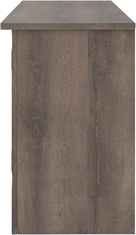 Signature Design by Ashley Arlenbry Modern Farmhouse TV Stand with Fireplace Option, Fits TVs up to 58", Weathered Gray - LeafyLoom