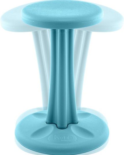 Kore Kids Pre-Teen Wobble Chair - Flexible Seating Stool for Classroom, Home & School, ADD/ADHD - Made in The USA - Age 10-11, Grade 5-6, Pale Blue (18.7in) - LeafyLoom