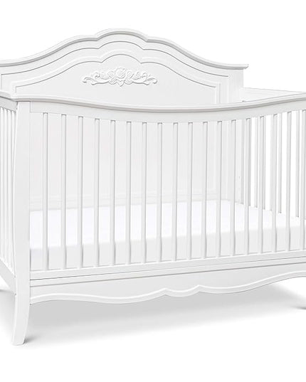 DaVinci Fiona 4-in-1 Convertible Crib in White, Greenguard Gold Certified - LeafyLoom