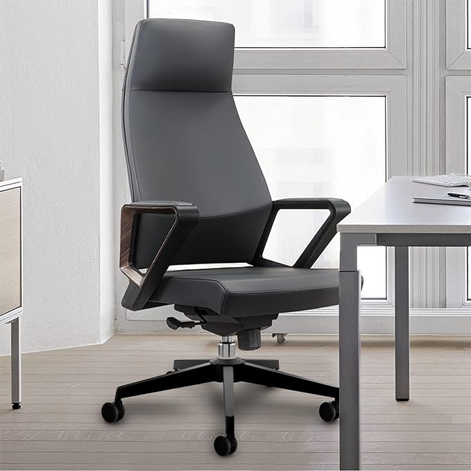 Office Chair Base, 28'' Desk Chair Base Replacement with Worldwide Metal Legs (2400Lbs), Chair Bottom Part for Most Chairs, Universal Gas Cylinder and Caster Sockets, Matte Black - LeafyLoom