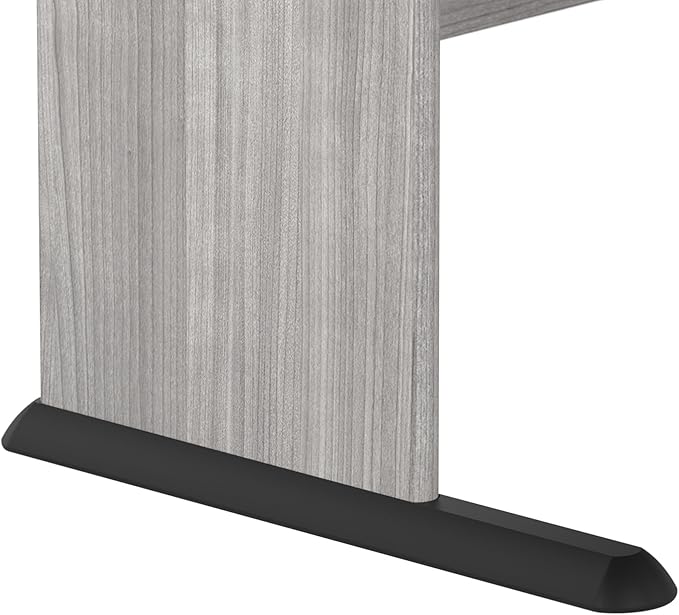 Bush Business Furniture Studio A 72W Computer Desk in Platinum Gray, 6 Foot Gaming and Work Table for Home or Professional Office - LeafyLoom