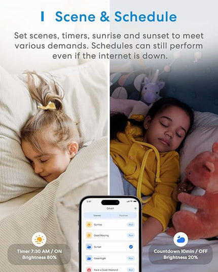 meross Smart Dimmer Switch, Single Pole WiFi Light Switch Works with Apple HomeKit, Alexa, Remote/Voice Control and Schedule, Neutral Wire Required, 2.4GHz WiFi Only, No Hub Required, 2 Pack meross