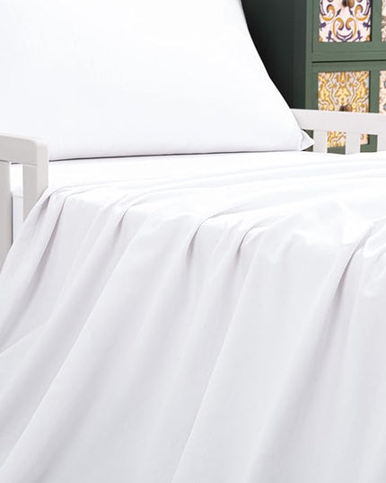 NTBAY Toddler Bedding Set - 4 Piece Soft and Breathable Crib Bedding Set for Boys and Girls, Includes Quilted Comforter, Fitted Sheet, Flat Top Sheet and Envelope Pillowcase, White - LeafyLoom