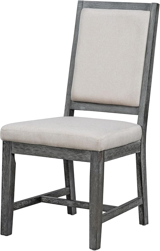 Extendable Round Upholstered, X-Shape Base, Modern Small Kitchen Chairs Room Home Furniture Breakfast Nook, Dining Table Set for 4-6, Black - LeafyLoom