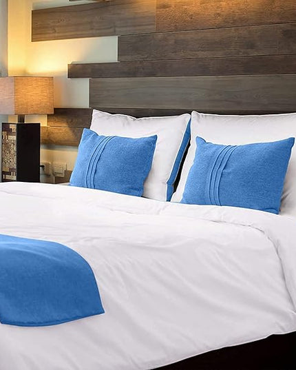 Utopia Bedding Bed Pillows for Sleeping King Size (Blue), Set of 6, Cooling Hotel Quality, Gusseted Pillow for Back, Stomach or Side Sleepers - LeafyLoom