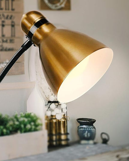 Brightech Avery Floor Lamp, Dimmable Standing Lamp With Sturdy Base, Floor Lamp for Over Chair Bedroom Reading, Modern LED Lamp for Living Rooms, Tall Lamp for Offices, Great Living Room Decor - Brass - LeafyLoom