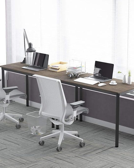 Weehom Computer Desk Home Office Writing Desk Study Laptop/Dining Table - LeafyLoom