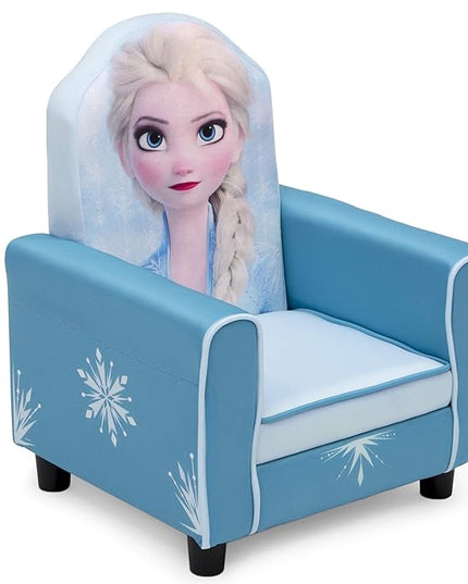 Delta Children Figural Upholstered Kids Chair, Wood, Disney Frozen II Elsa - LeafyLoom
