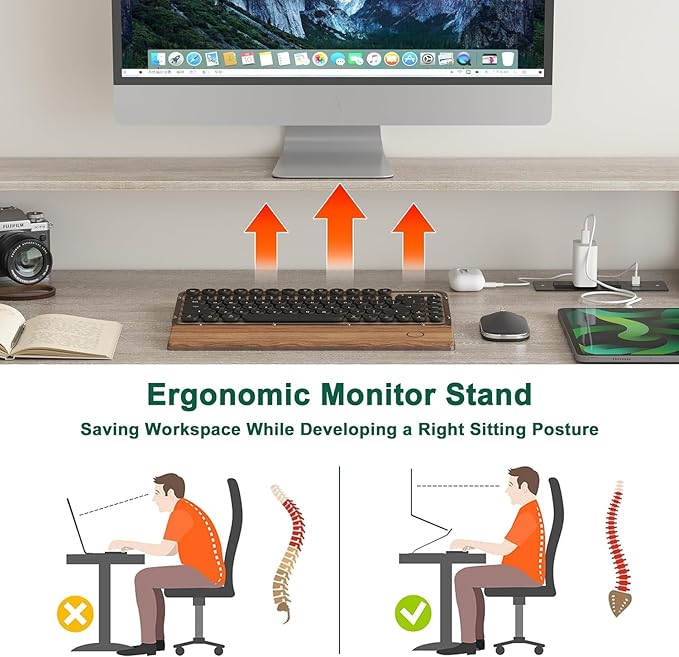 L Shaped Desk with Drawers, 66" Home Office Desk with Power Outlet and Led Strip, Reversible Computer Desk with Storage Shelves & Monitor Stand, Large Corner Desk Gaming Desk, Black - LeafyLoom