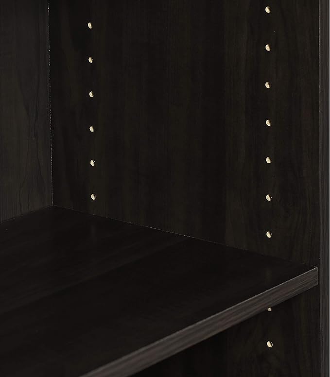 FURINNO Gruen 3-Tier Bookcases, Espresso - LeafyLoom