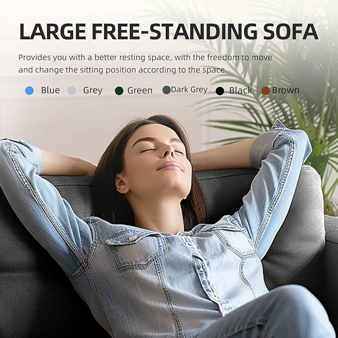 L-Shaped Sectional Modern Sofa - Convertible Sofa Sleeper Sofa Bed Couch Set with Reversible Chaise, Lounge Sofa Modular Cloud Sofa for Living Room Apartment Small Space (Black) - LeafyLoom