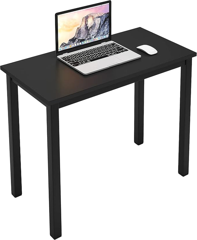 sogesfurniture 31.5 inches Office Desk Computer Desk Gaming Desk Computer Table Sturdy Writing Workstation for Home Office, Black - LeafyLoom