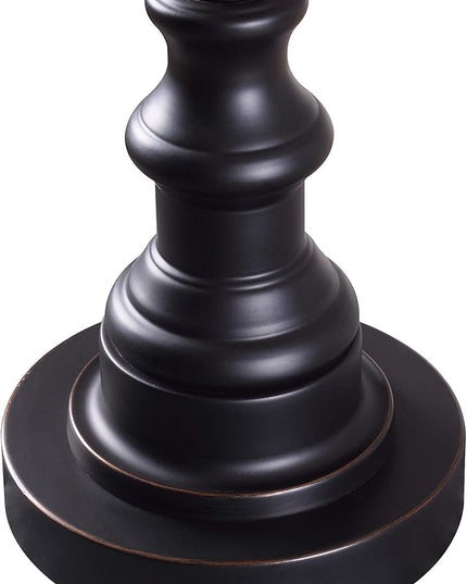 Kenroy Home 30437BRZ Spyglass Table Lamp with Bronze Finish, Classic Style, 30.5" Height, 17" Width, 17" Depth - LeafyLoom